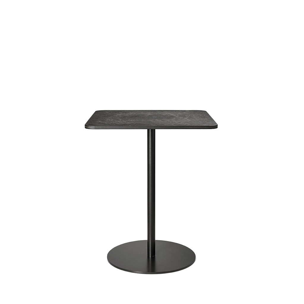 Mater Café Table | Coffee Waste Black | H 71,6 cm | 60 x 60cm