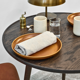 Accent Café Table | Sirka Grey Stain Lacquered Oak | Ø 70 | by Space Copenhagen