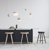 High Stool | Black stained beech | 69 cm | by Space Copenhagen