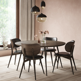 Accent Dining Table | Sirka Grey Stain Lacquered Oak | Ø 140 | by Space Copenhagen